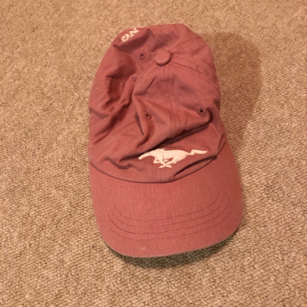 Pink Ford Mustang baseball cap